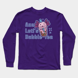 Axo Lotl's Bubble Tea Long Sleeve T-Shirt